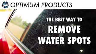 REMOVE WATER SPOTS How To Properly Use Optimum MDR [upl. by Yebloc]