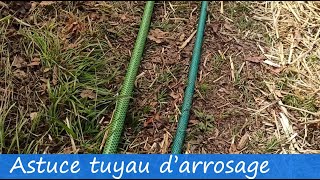 Astuce pour Tuyau dArrosage qui Plie tout le Temps [upl. by Annawak]