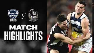 Geelong v Collingwood Highlights  Qualifying Final 2022  AFL [upl. by Aniratac]