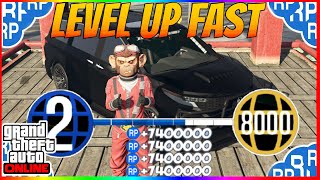 SOLO INSANE THIS IS NOW THE FASTEST WAY TO LEVEL UP IN GTA 5 ONLINE LEVEL IN A DAY RP METHOD [upl. by Esilehc]