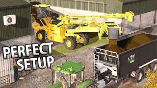 THE PERFECT SETUP  Farming Simulator 17  Oakfield Farm  Episode 50 [upl. by Klinges]