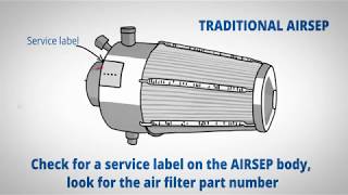 Walker CCE AIRSEP Service Video 103 Identifying AIRSEP Air Filters [upl. by Yditsahc]