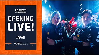 🔴 Opening Ceremony LIVE  WRC FORUM8 Rally Japan 2024 [upl. by Azarria606]