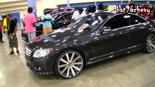 Mercedes Benz CL63﻿ AMG Lorinser Coupe on 22quot Forgiatos Wheels  1080p HD [upl. by Odradlig]