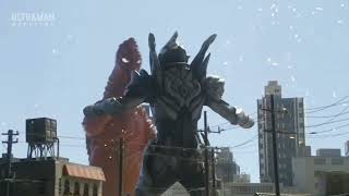 Ultraman Trigger and Trigger Dark Team Up vs Banila Red Demon and Aboras Blue Demon [upl. by Nagaet833]