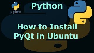 How to Install PyQt5 in Ubuntu 1804 1904 [upl. by Terese]