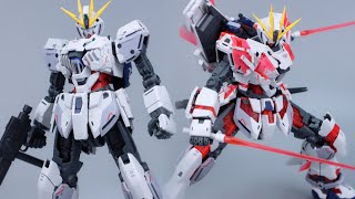 BANDAI万代 MG 叙述高达 卡版NARRATIVE GUNDAM VerKa [upl. by Irallih]