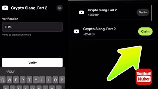 Crypto Slang Part 2 Blum verify keyword Blum today code blum verification keyword Blum new code [upl. by Tavia]