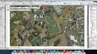 ArchiCAD Tutorial 02  Building a terrain mesh from a contour model raster image [upl. by Manard]