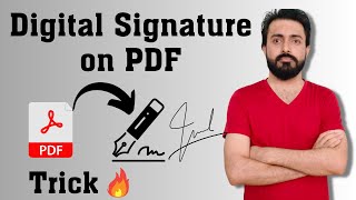 How to sign digital signature on pdf  Digital sign on digital files  how to add dsc in pdf [upl. by Hadias906]