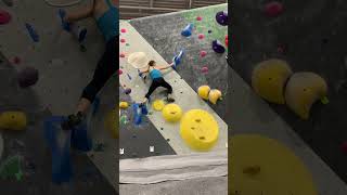 Pinch amp Crimps on Blue Bouldering Route at Edgeworks Bellevue  Indoor bouldering [upl. by Etnahs]