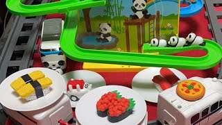 239th  Satisfying  ASMR  Panda 🐼  Sushi 🍣  Hello Everyone  Have a nice day 🥰🥰 [upl. by Yrrem]