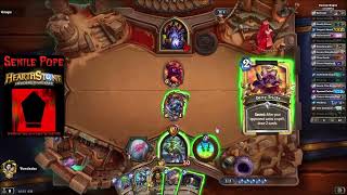 Hearthstone AoO WILD  Demon Warlock vs Thief Rogue  7 18 2020 [upl. by Yentterb145]