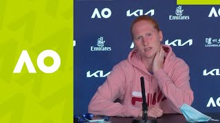 Alison Van Uytvanck quotI tried to fight backquot 2R press conference  Australian Open 2021 [upl. by Niklaus356]