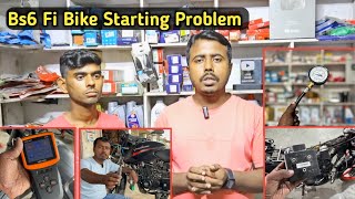 BS6 Fi Bike Starting Problem ke liye aaye to kaise Check karen  qasim auto [upl. by Notsae]