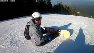 Snowboarding in Borovets Bulgaria 2020 [upl. by Ardisj]