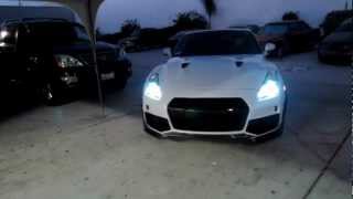 Nissan GTR R35 Wrapped in Avery Pearl White By Impressive Wrap [upl. by Georas]