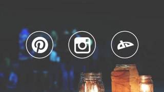 Free After Effects Template Social Icons 73 Instagram Pinterest Devianart [upl. by Yroffej]