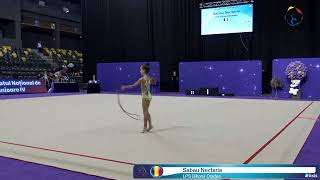 Sabau Nectaria LPS Bihorul Oradea Rope 🏆 CampNational de JunIV la GimRitmica2024 [upl. by Krisha]