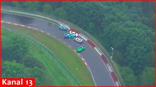 22 injured in a blast at Germanys Nuerburgring racing track [upl. by Assecnirp]