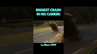 Back in Le Mans 1999 Mark Webber Flipped His Mercedes CLR GTR shorts lemans [upl. by Eelyab328]