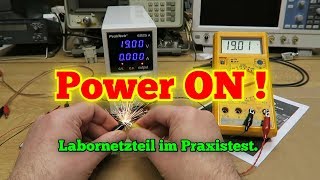 Labornetzteil im Praxistest PeakTech 6225 A [upl. by Iarised466]