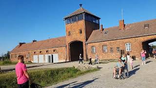 20240813  AuschwitzBirkenau  Approaching the train gate [upl. by Zara302]