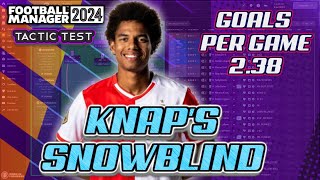 FM24 Tactic Test Knaps Snowblind  Football Manager 2024  Feyenoord [upl. by Eintroc]