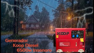 Generador Diesel 6500w Insonoro SELLO SEC [upl. by Ramyar]