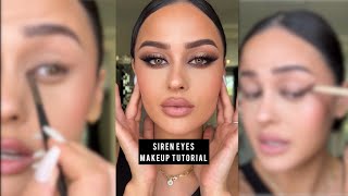 Siren Eyes Makeup Tutorial Transformation🚨 l Christen Dominique [upl. by Uokes]