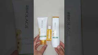 Matrix Biolage Smoothproof Smoothing Shampoo and Conditioner and serum Combos 🧴ytshorts [upl. by Springer]