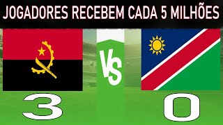 Angola vs Namíbia RESUMO 3  0 [upl. by Hardan]