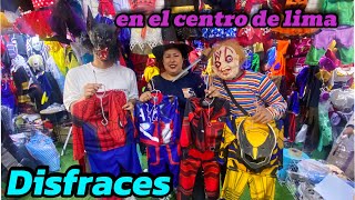 DISFRACES PARA HALLOWEEN 2024  centro de lima [upl. by Reeve]