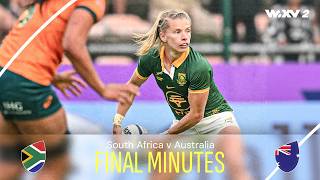 Can Springbok Women stage incredible comeback  Final Minutes  South Africa v Australia  WXV 2 [upl. by Fosque]