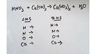 How to balance  HNO3  CaOH2 → CaNO32  H2O [upl. by Tadeas]