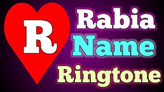 Rabia name ringtone  Rabia naam ka ringtone  Ataye Khwaja Production [upl. by Lebazi]