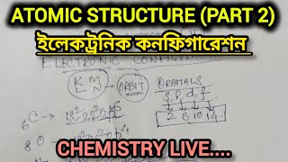 STRUCTURE OF ATOMS CLASS 11  ELECTRONIC CONFIGURATION OF ATOMS  ORBIT amp ORBITAL CONCEPT S P D F [upl. by Corydon548]