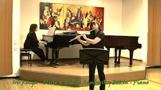 Flute Sonata  II Cantilena Poulenc  Iris Ringer amp Elena Samborsky Etkin [upl. by Liana]