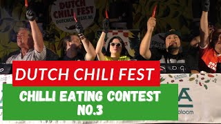 Chilli Eating Contest  Dutch ChilliFest 2023  Competition No3 [upl. by Iturhs]