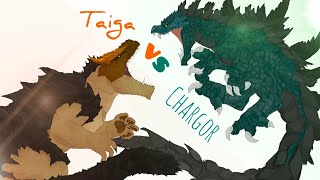 Taiga Vs Chargor  Animation DC2 collaboration [upl. by Alidia]