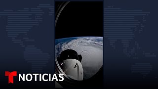 Una mirada al huracan Milton desde el espacio  Noticias Telemundo [upl. by Lathan]