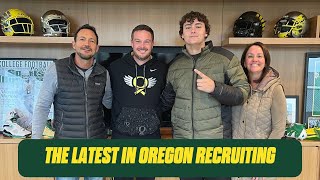 WISCONSIN GAMEDAY The Latest in Oregon Football Recruiting  Ducks Dish Podcast [upl. by Hebbe]