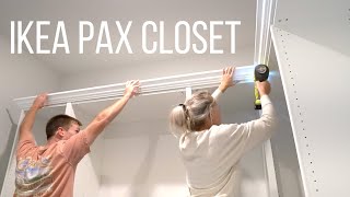 IKEA PAX Closet  Home With Stefani [upl. by Zulema]