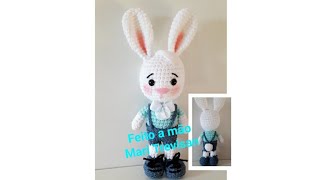 Coelho de amigurumi parte 1 [upl. by Leduar606]