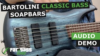 Bartolini Classic Bass Soapbar Pickups Demo [upl. by Beisel]