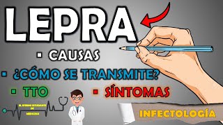 ¿QUÉ ES LA LEPRA SÍNTOMAS ¿Cómo se contagia Causas Historia Diagnóstico y Tratamiento 📝👨🏻‍⚕️ [upl. by Idac]