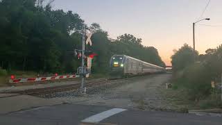 High Speed Amtrak 111 mph eastbound in Mattawan MI amtrak railfans trains [upl. by Garlanda108]