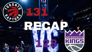 Toronto Raptors vs Sacramento Kings postgame fan reaction Vince Carter Banner night [upl. by Gannes]