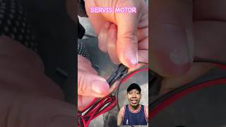 SERVIS MOTOR SUPER MAHALreaction shortsfeed funny shorts motor [upl. by Poore]