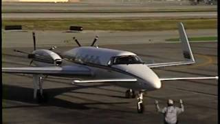 Rare Beech 2000A Starship 1 Departing BUR [upl. by Rolph]